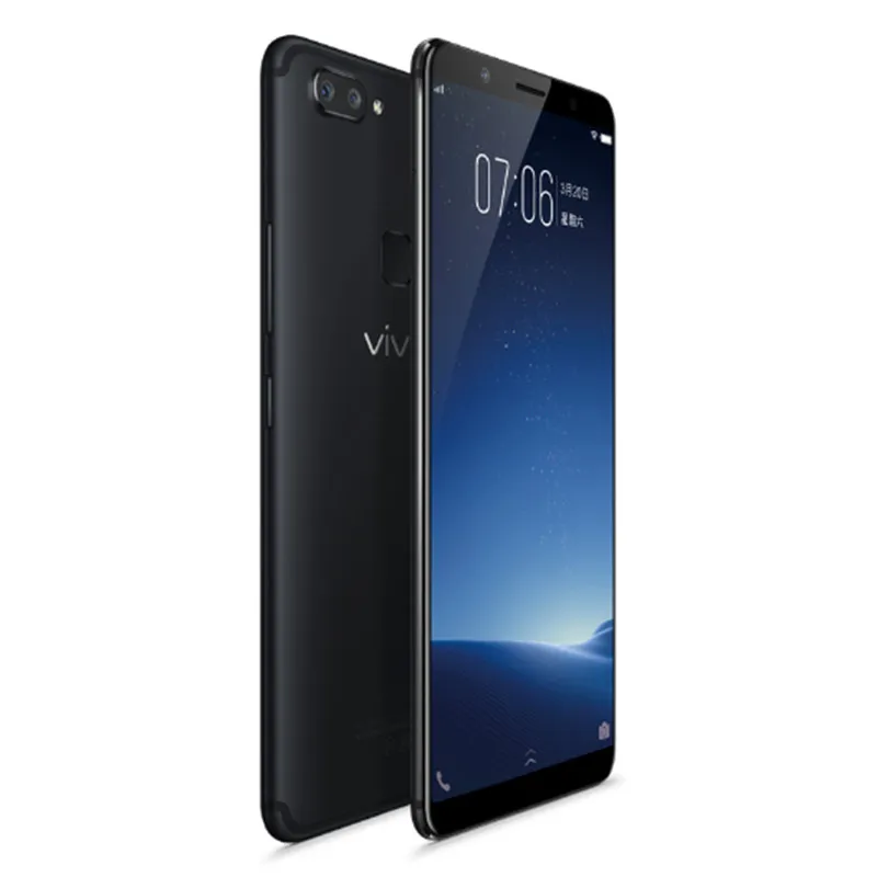 Orijinal Vivo X20 4G LTE Cep Telefonu 4 GB RAM 64 GB ROM Snapdragon 660 Octa Çekirdekli Android 6.01 "Tam Ekran 12.0MP Yüz ID Parmak İzi 3245mah Akıllı Cep Telefonu