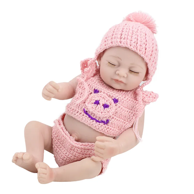 10 بوصة سيليكون reborn فتاة الدمى واقعية reborn baby doll النادرة الطفل دمى للبنات بوي واقعية الطفل اللعب