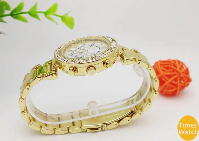 Słynna m marka moda najlepsza kobiety zegarek luksusowy zegarek z diamentami srebrnymi różowatymi miłośnikami oglądania wysokiej jakości 2401