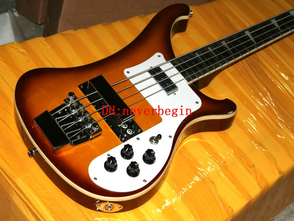 Ny 4 String Bass 4003 Electric Bass Guitar Fire Burst grossistgitarrer från Kina