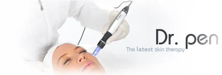 6 Speed Derma Pen Electic Auto Micro Needle Therapy Drpen vibrating Dermapen Dermastamp 12 Needles Pen6877084