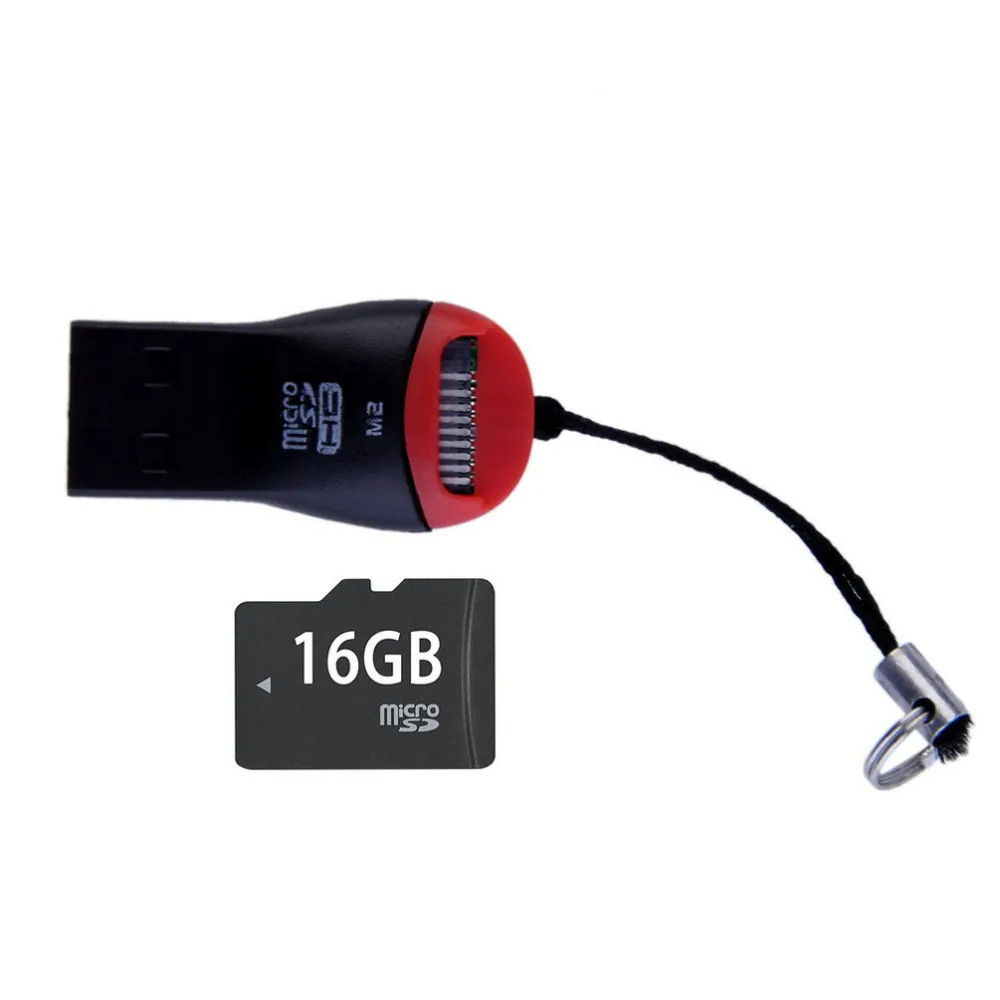 Whistle Draagbare USB 2.0 Geheugenkaartlezer Gegevensoverdracht voor TF Micro SD MicroSD SDHC M2