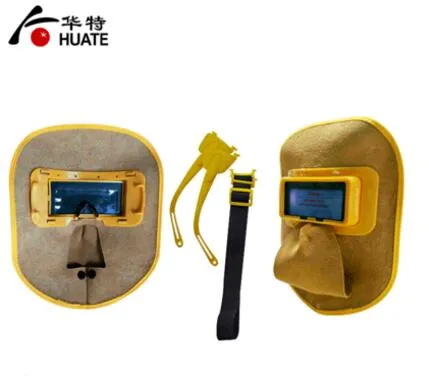 huate brand automatic dimming welding mask solar lens welder protective face screen welding labor insurance supplies protective sc9281577