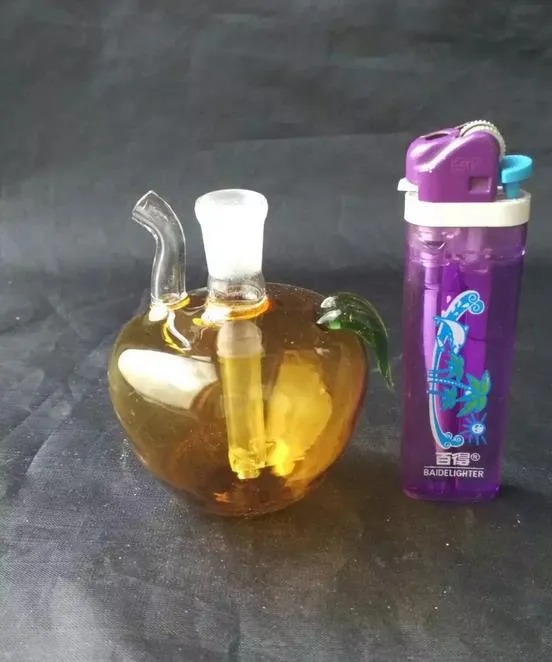 Kleine Gekleurde Apple Jug - Glass Hookah Roken Pipe Glazen Gongs - Oliereiligingen Glasbongen Glas Waterpijp Smoking Pijp - VAP-VAPORIS