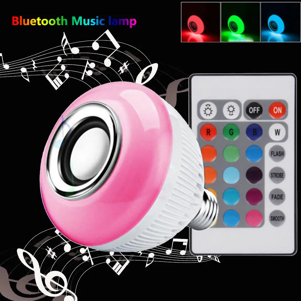 Lampada Bluetooth Musical Lámpara Inteligente Inteligente Wireless Bombilla  LED E27 RGB Con Altavoz Globo De Luz De Festa Play Bulbs Lámpara De Música  Inteligente De 1,89 €