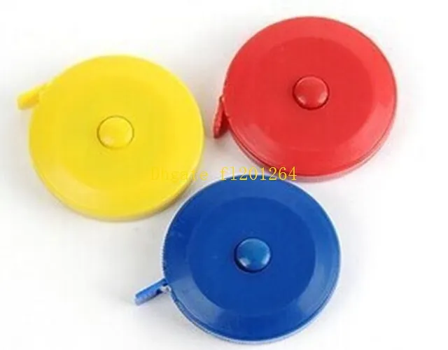 Mini Retractable Ruler Tape Measure 60 inch Sewing Cloth Dieting Tailor 1.5M Random Color