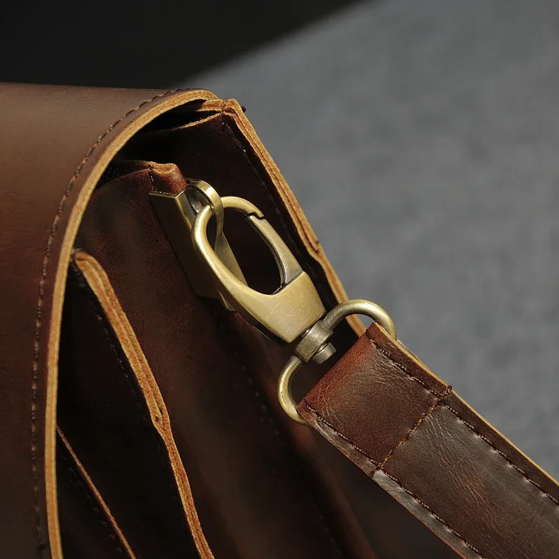2016 neue Marke Designer Herren Tasche Aus Echtem Leder Handtasche Aktentaschen Umhängetasche Umhängetasche Mode Luxus Männer Business Casual Taschen