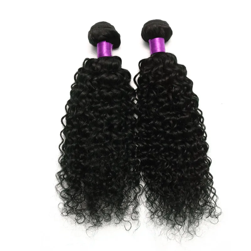 Brasileiro Kinky Curly Cabelo Humano 3 Pçslote Brasileiro Cabelo Humano Tece Ondulado Extensões de Cabelo Crespo Encaracolado 8A Remy Brazilina Encaracolado Wef3294875