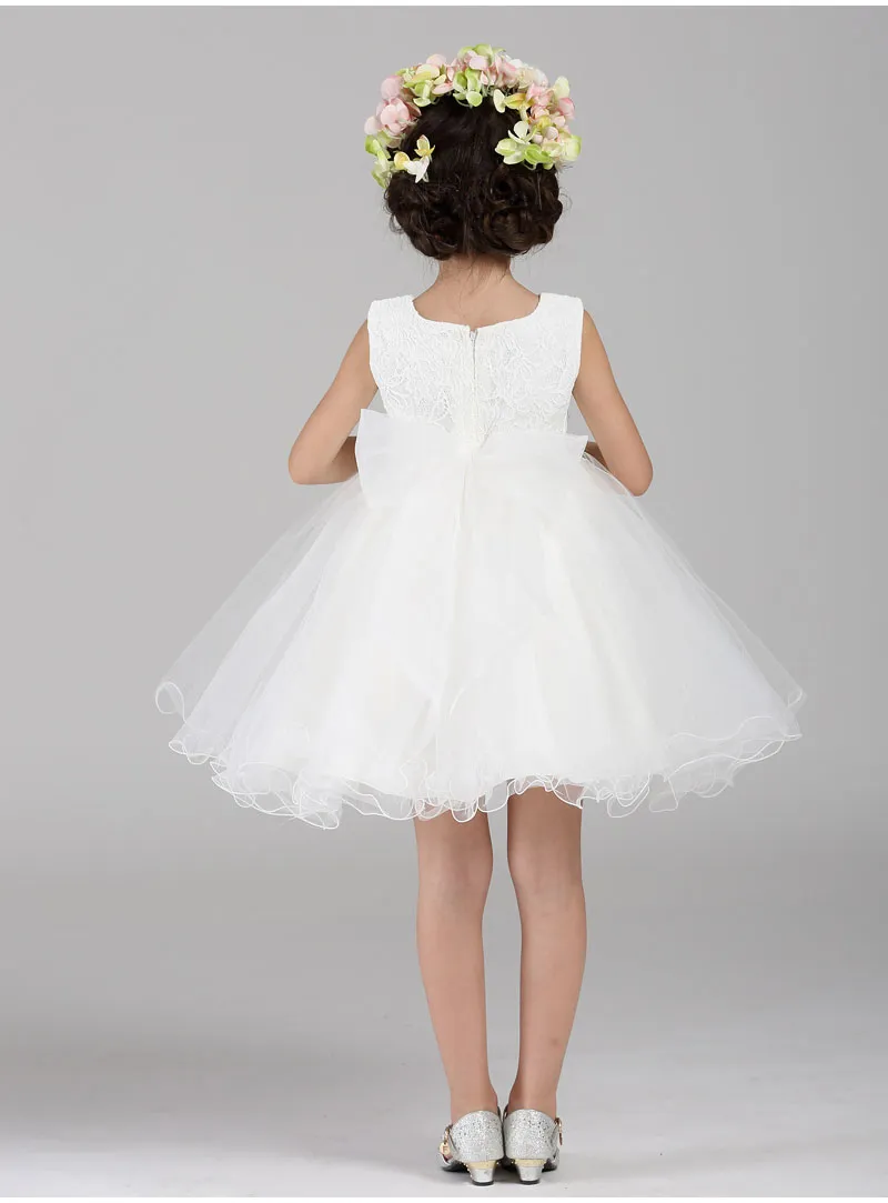 Vestito da ragazza bambini Matrimonio damigella d'onore Bambini Girs Abiti Estate 2016 Festa da sera Principessa Costume in pizzo 1-10 anni Vestiti ragazze nascita