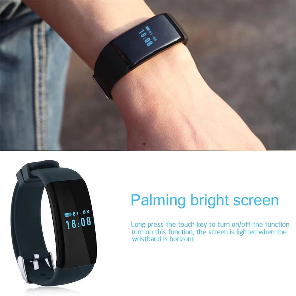 M4 Smart Watch Band Blood Pressure Bracelet Wristband Fitness Tracker Heart  Rate | eBay