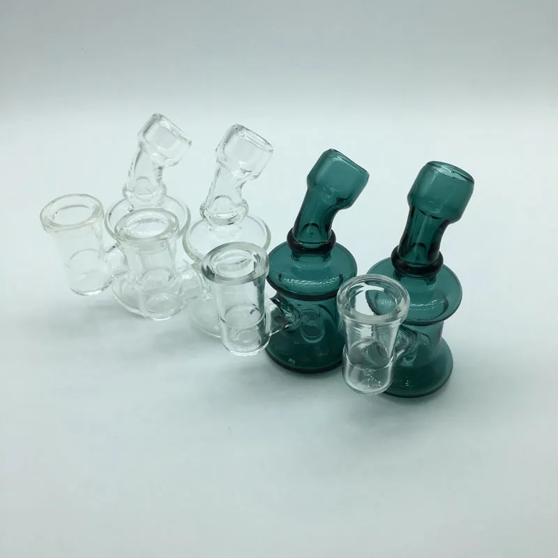 Mini Glass Beaker Bongs 14mm Female Joint 3.3 inch Glass Oil Rigs Thick Pyrex Glass Bongs Water Pipes for Smoking
