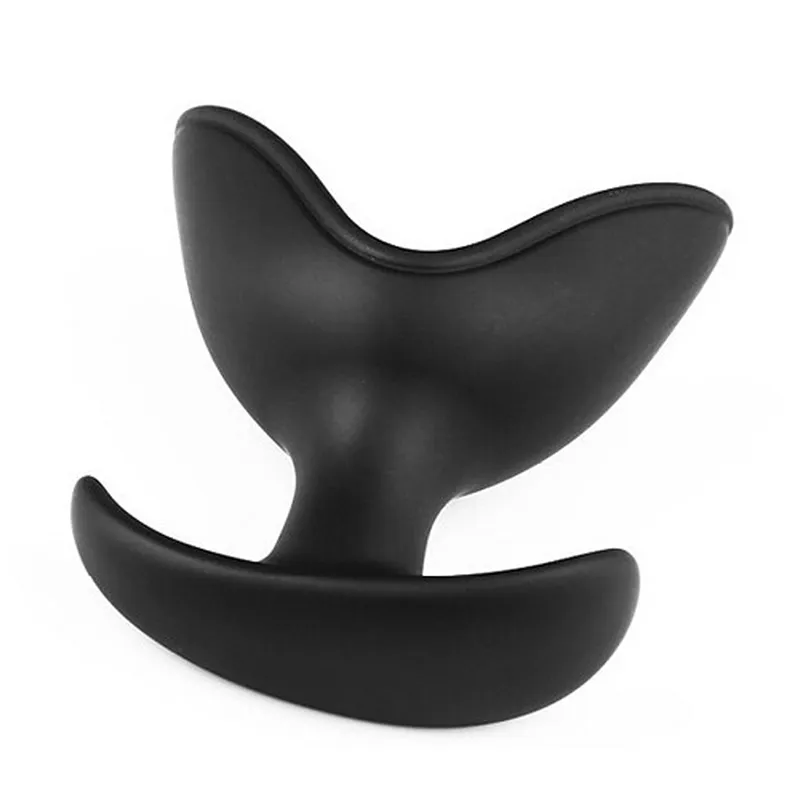 Nouvelle usure en silicone Big Black Dilator rétractable Dilator anal lildo plug érotique Toy Sex Products Gay Adult Sex Toys for Women1799358