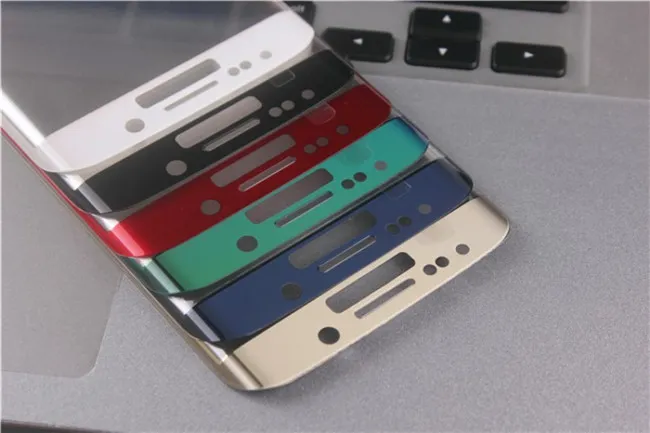 0.2mm 3D Kavisli Tam Ekran Koruyucu için Galaxy S6 Kenar S7 Temperli Cam S6 Kenar Artı Perakende Kutusu Için