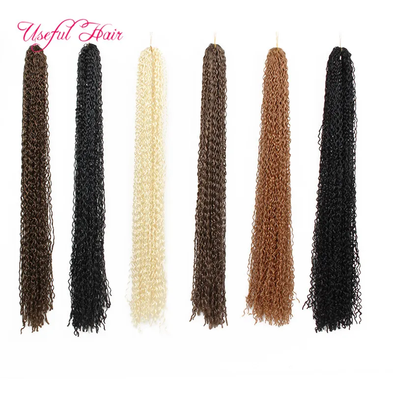 Synthetic ZIZi Crochet Braids Hair Kinky Curly Braiding Hair Micro Braid Crochet Hair Extensions