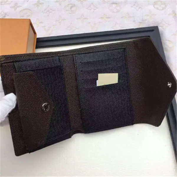 Wholesale Original Box Luxury Multicolor Coin Purse Date Code Short Wallet Card Holder Classic Zipper Pocket