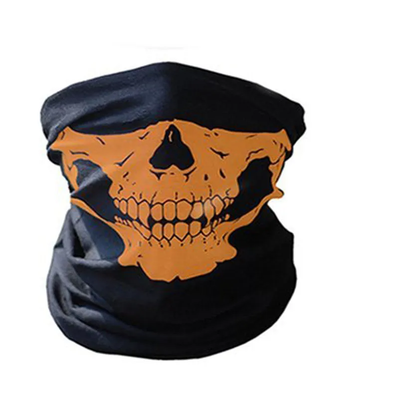 Ny Döskalle Ansiktsmask Utomhussport Skidcykel Motorcykel Halsduk Bandana Neck Snood Halloween Party Cosplay helmasker WX9-65