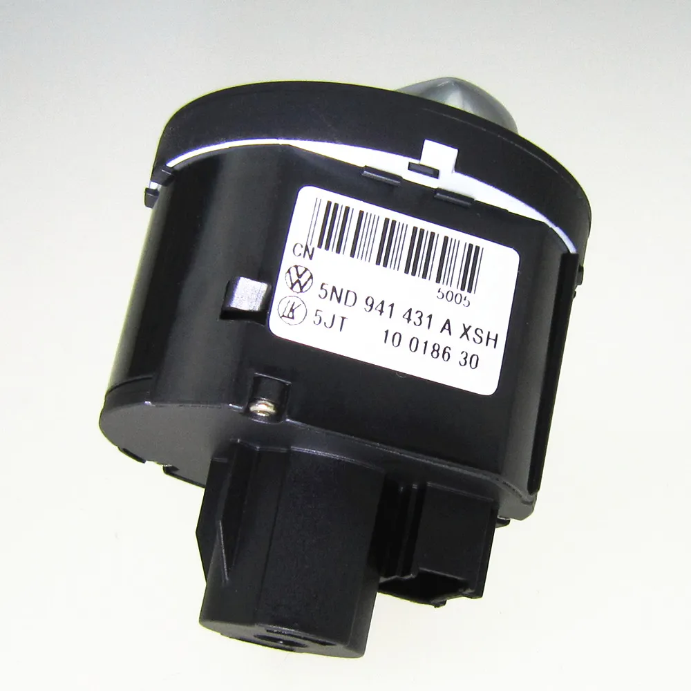 Interruptor cromado oem para farol automotivo, para vw jetta 5 6 golf 5 6 gti mk5 mk6 passat b6 tiguan 5nd 941 431 b1518191