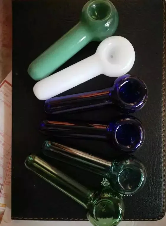 Pipe color￩e unique en pot, bangs en verre en gros, tuyau d'eau en verre, narguil￩, accessoires fumeurs,