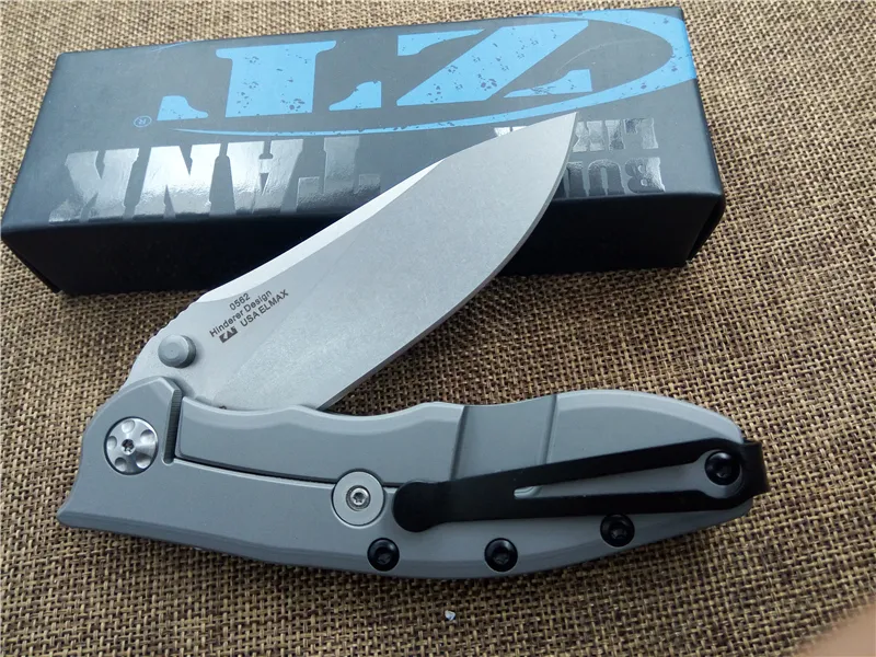 Bıçak SIFIR TOLERANS ZT0562 Topu Pocket Knife G10 Utility Açık Kamp Av Survival EDC Bıçak Kulp Rulman Katlanabilir