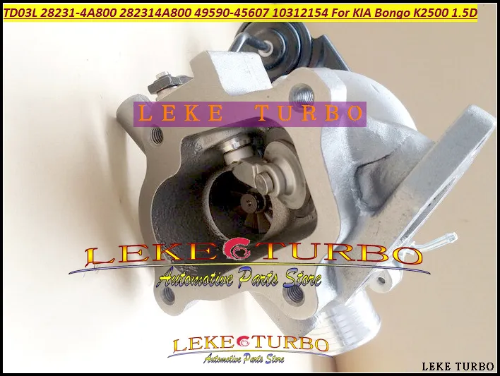 Turbo TD03L 28231-4A800 28231 4A800 282314A800 49590-45607 49590 45607 10312154 Turbine Turbolader Für KIA Bongo K2500 1,5 D