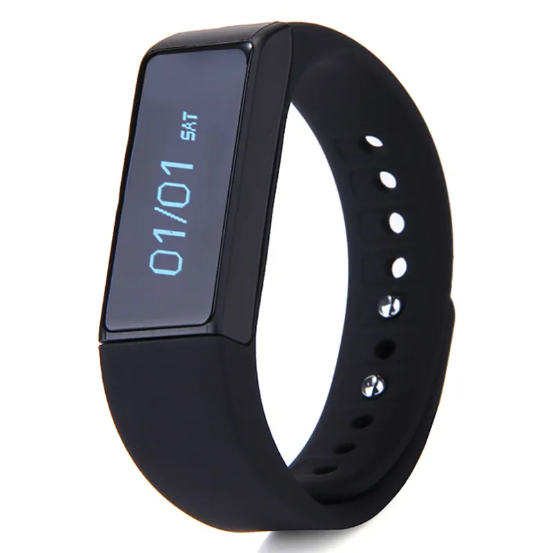 New Arrival iwown i5 Plus Smart Watch IP65 BT4.0 0.91 inch OLED TPU Band Multifuction Intelligent Bracelet for IOS / Android smartphone