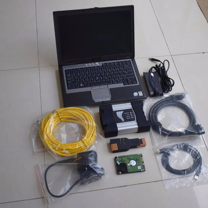 Narzędzie do systemu diagnostycznego BMW ICOM Dalej z HDD 1000 GB Tryb ekspertów Laptop D630 Gotowy do użycia