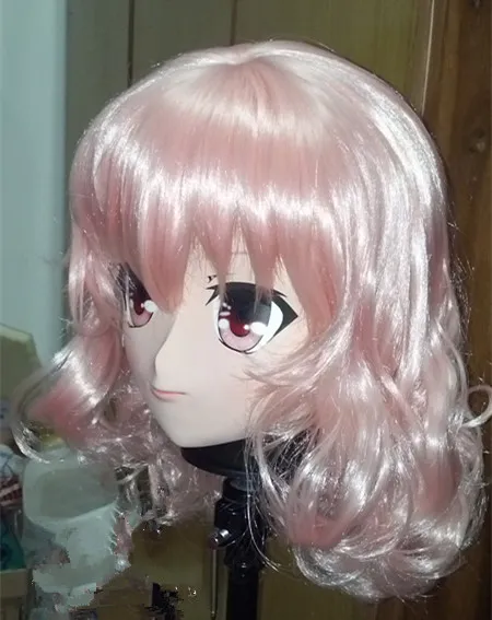 Top Qualité À La Main Femme En Caoutchouc De Silicone Visage Complet KIG Masque Cosplay Kigurumi Anime Masques Crossdresser Poupée Jeu de Rôle