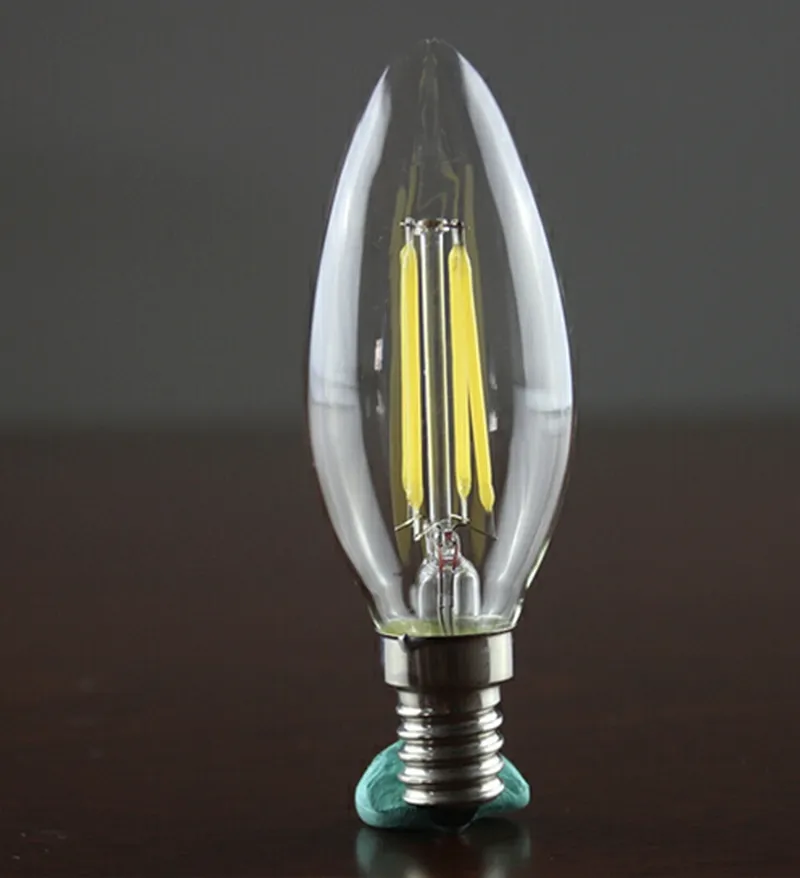 Filament Led Kaarsen Lamp c35 2W 4W 6W E14 E27 B22 Led-lampen Licht Hoge Heldere warm Wit Led Lamp 220v 110v