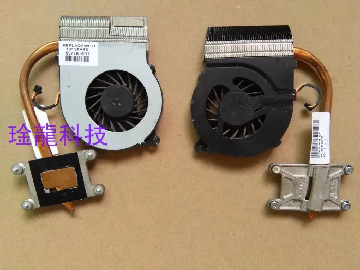 Koeler voor HP CQ42 G42 CQ62 G62 CPU Cooling Heatsink met ventilator 597780-001