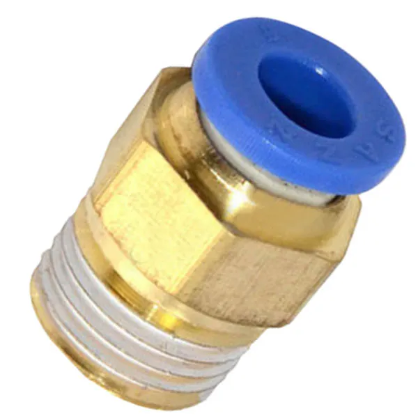 Male 1/4"&1/8" 6mm,8mm Straight Push in Fitting Pneumatic Push to Connect Air B00010 BAR