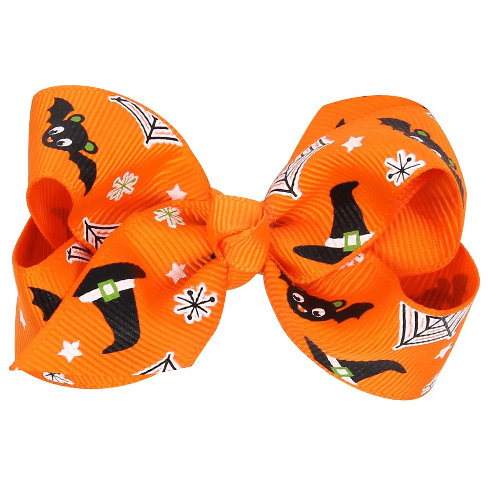 Novas Meninas Abóbora de Halloween presilhas grampos Barrettes crianças aranha acessórios para o cabelo princesa Em Camadas de Grampos de Cabelo Arco C1388