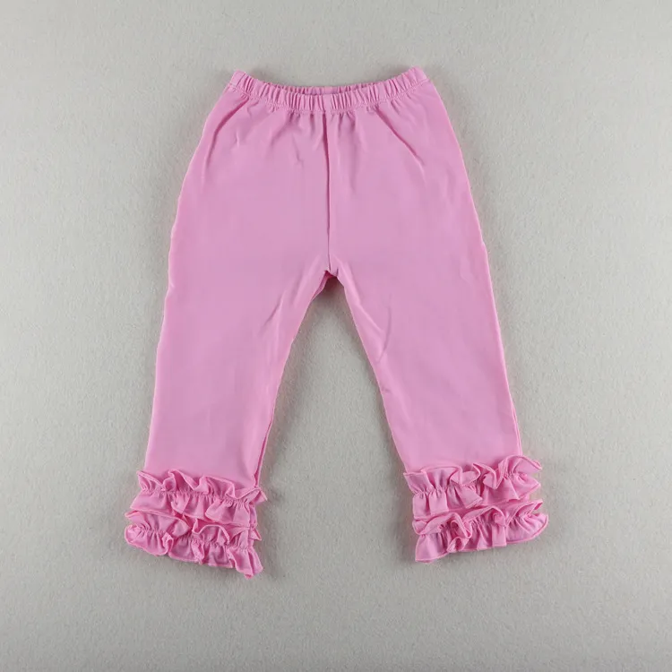 2017新しい秋の赤ちゃんの女の子フリルパンツレギンスベビーウォーマーレギンスタイツ子供のズボン綿のズボン10色
