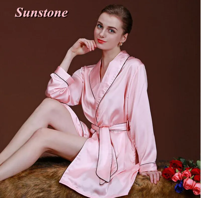 Sexy Women Silk Satin Robe Kimono Robes For Ladies Wedding Bride Bridesmaid Sleepwear Nightgown Bathrobe Pajamas Dressing Gown Lingerie