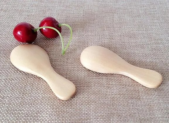 New Arrive Wooden Tea Spoon Creative Tableware Kusunoki Baby Milk Spoon Wood Dinnerware Coffee Spoon XB1