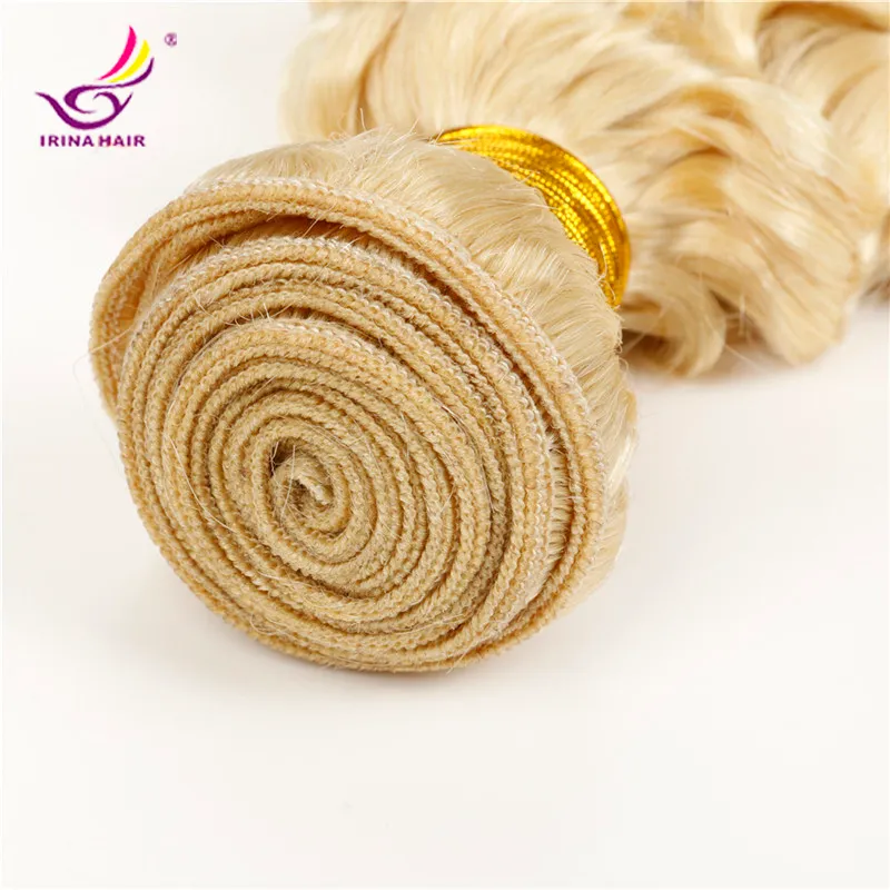 Entier 1028 pouces couleur blonde décolorée 613 russe brésilien péruvien indien malaisien cheveux vierges profonds bouclés cheveux humains exten4411758