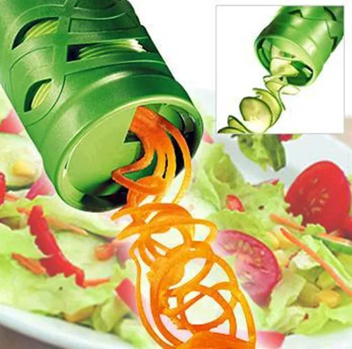 Vegetabilisk frukt Veggie Twister Cutter Slicer Processing Kitchen Garnering Verktyg # R571