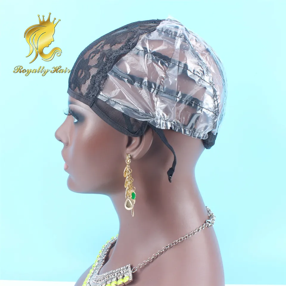 Кепка для парика, черный цвет, средний, маленький, большой размер, регулируемые шапочки для париков для изготовления плетения париков, внутренние внутренние колпачки Nets2299432