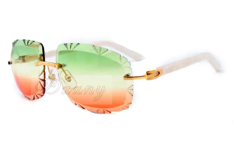 color engraving mirror Jindian fashion highquality carving sunglasses 8300075 leisure ultralight white board glasses size 602840181