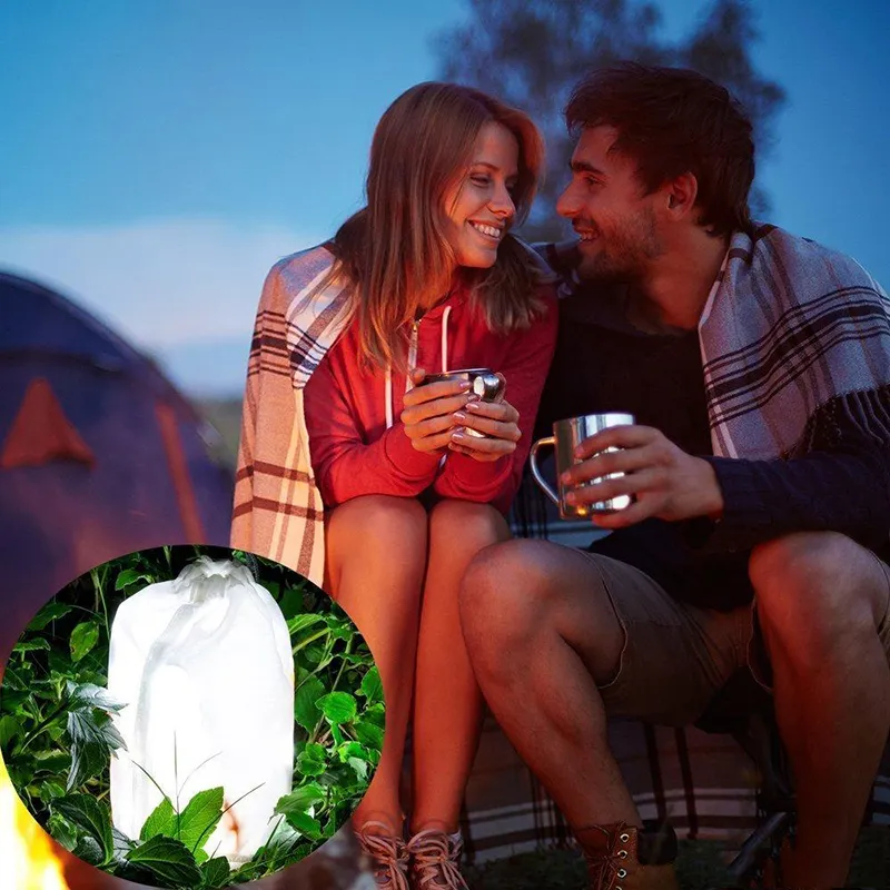 Portable LED-repljus Lantern Flexibel LED Strip Camping String Lights Säkerhet nödsituationer Ljus Vattentät för cykling Vandring