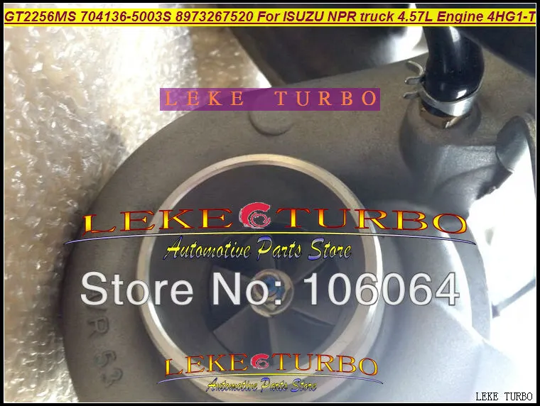 GT2256MS 704136-0003 704136-5003S 8973267520 Turbo For ISUZU NPR Truck 4.57L 4HG1T 4HG1-T Turbocharger (3)