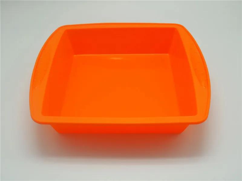 Square Pan 8.7'' Non Stick Silicone Pastry Tools Container Concentrate Oil BHO dish