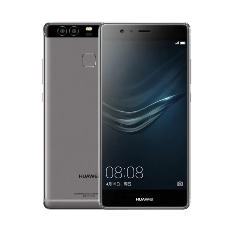 الإصدار العالمي Huawei P9 4G LTE الهاتف الخليوي Kirin 955 Octa Core 3GB RAM 32GB ROM Android 5.2 "شاشة 2.5D زجاج 12.0MP بصمات الأصابع 3000mAh الهاتف المحمول الذكي