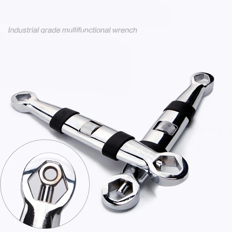 Grade industriel multifonction rapide Universal Clern outils 23 dans 1 m￩trique Imperial Spanner R￩glable 419 mm Wrench6384553