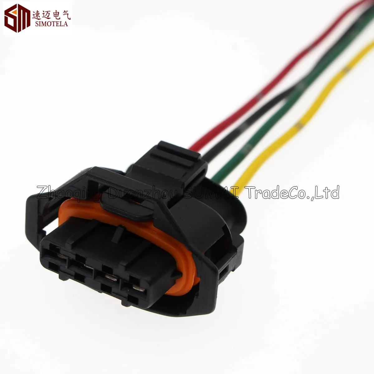 4Pin ECU Auto AirFlow Rate Senser Connector, Axle Load / Inlaatdrukplug, Auto Waterdichte Plug voor Bosch Connector