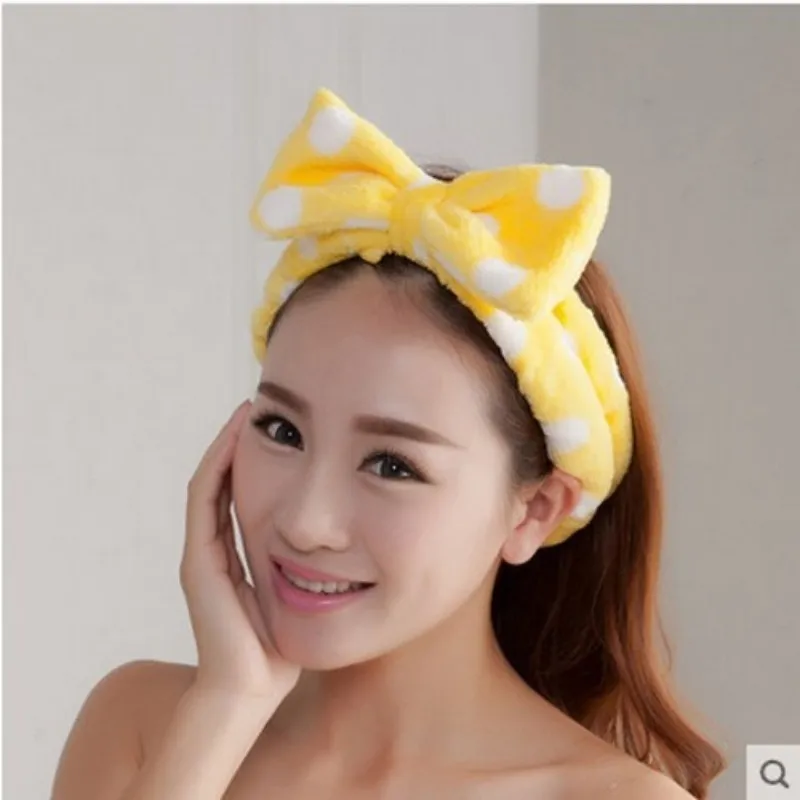 high quality Bathroom sets women Wash a face/outdoor sports comfortable flannel fabric headband hair Towel