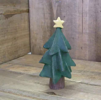 MOQ Church/Christmas Tree/ Snowman/Santa Claus Decoration Fairy Garden Miniatures Plastic Crafts Resin Christmas Ornament Anime figure