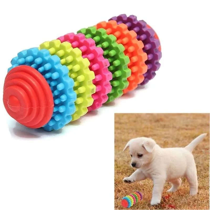 Kauspielzeug für Hunde, unzerstörbares Hundespielzeug, Großhandel, buntes Kauspielzeug aus Gummi für Hunde, Zahnpflege, gesunde Zähne, Zahnfleisch