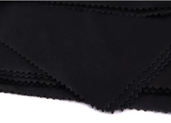 sur 170gsm 1216cm Clean de tissu de nettoyage en microfibre noir pour les lunettes à lunette en zig zag coupant 12 couleurs disponible2076052