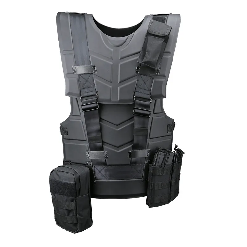 Groothandel mode multifunctioneel tactisch pantser buitensport gevecht tactisch vest en uitrusting, cosplay tactisch kledingpak