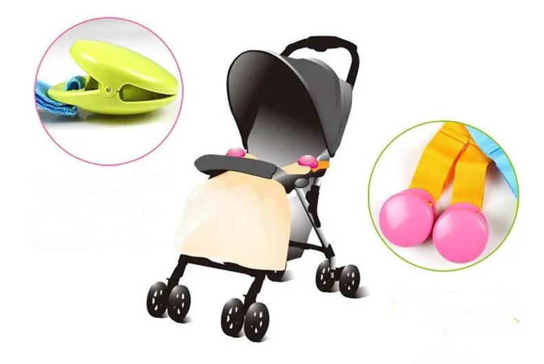 Multifunctionele kinderwagen Haak Dekens Fall-Prevention Clips Wandelwagen Accessoires